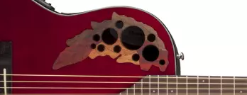 Celebrity Elite Mid Depth Acoustic/Electric - Ruby Red